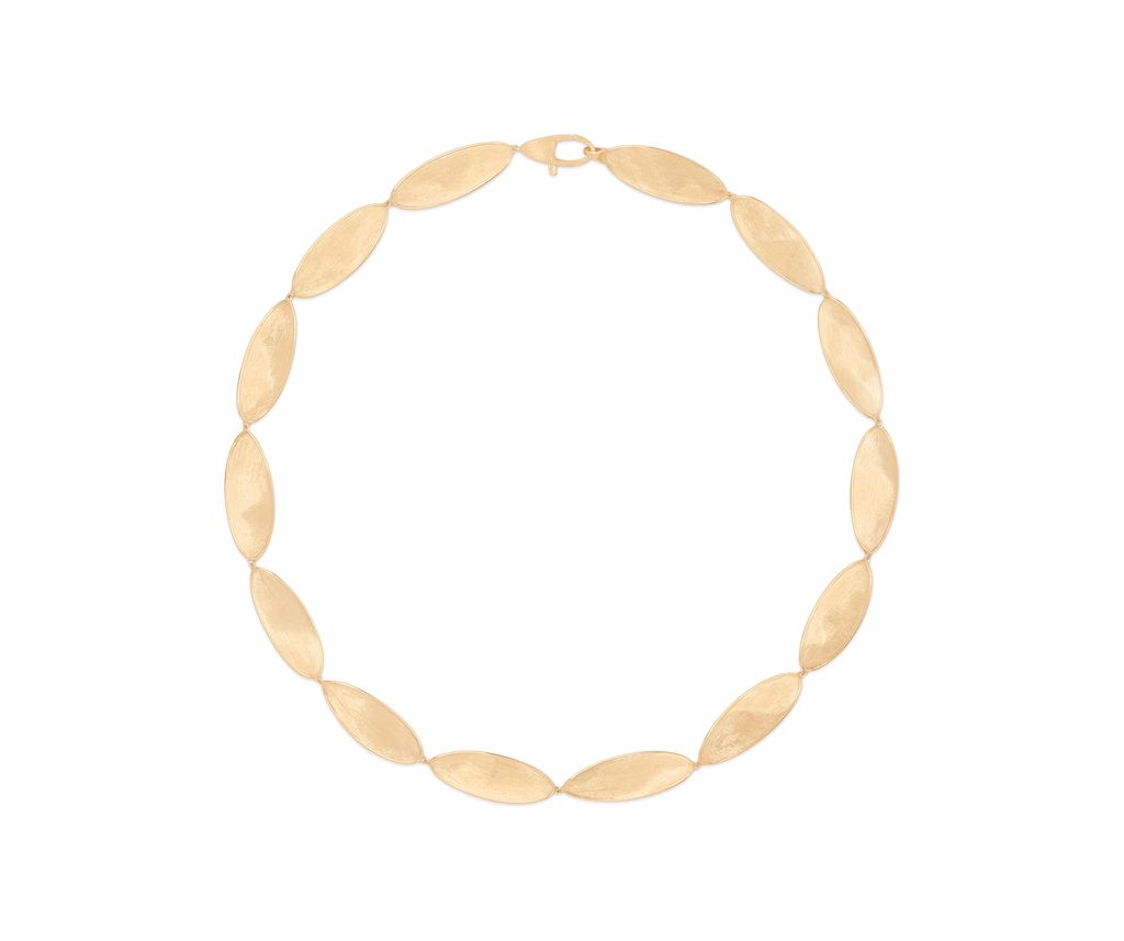Lunaria Twist 17.75" Necklace In 18Kt Yellow Gold