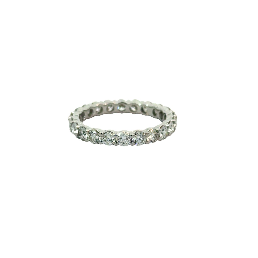 [eternity] 14Kt White Gold Eternity Band With (22) Round Diamonds Weighing 1.95cttw