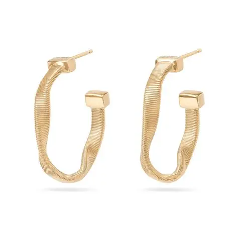 [OG265__Y_01] 18Kt Yellow Gold Marrakech Small Hoop Earrings
