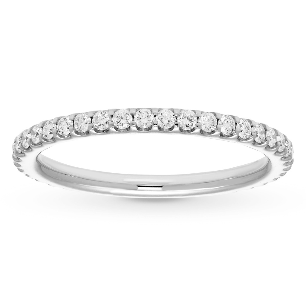 Platinum Eternity Band With (40) Round Diamonds Weighing 0.50cttw