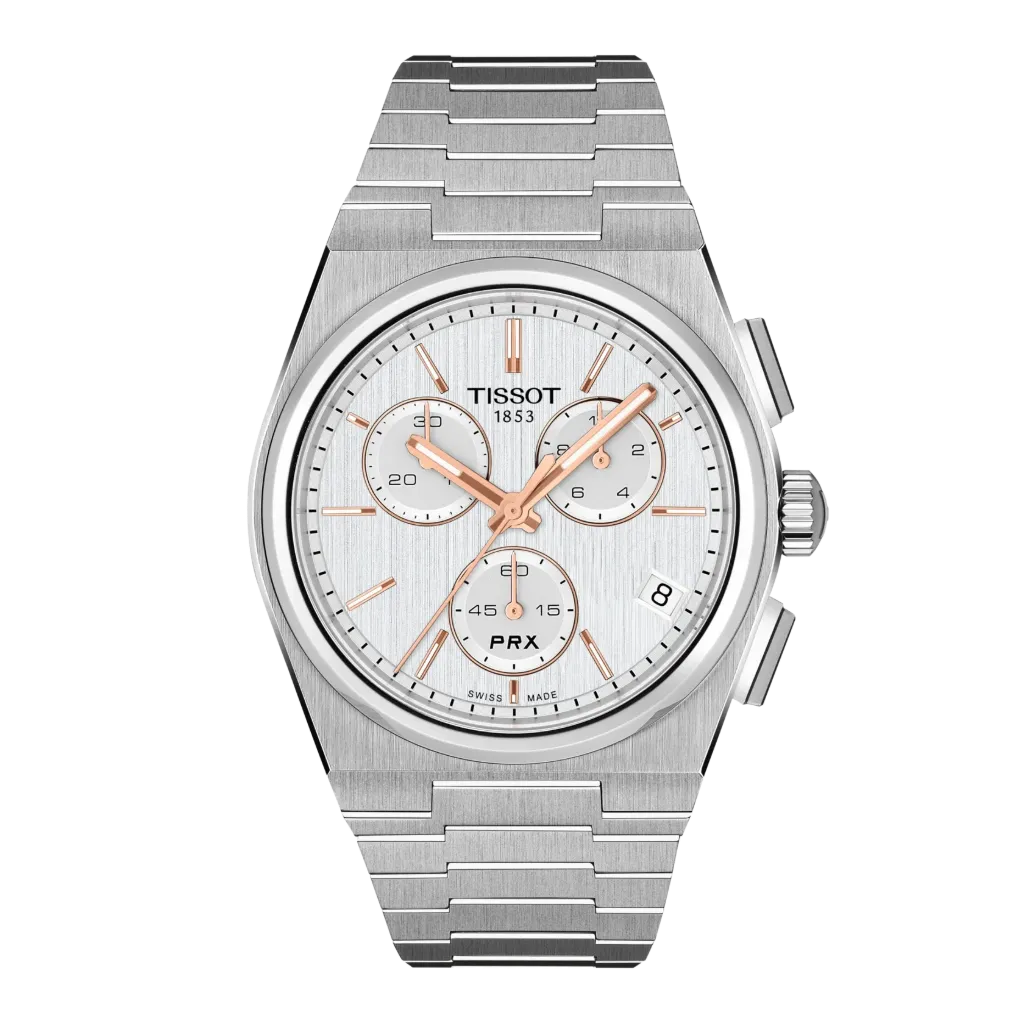 41mm PRX Silver Dial Quartz Watch With A Stainless Steel Band