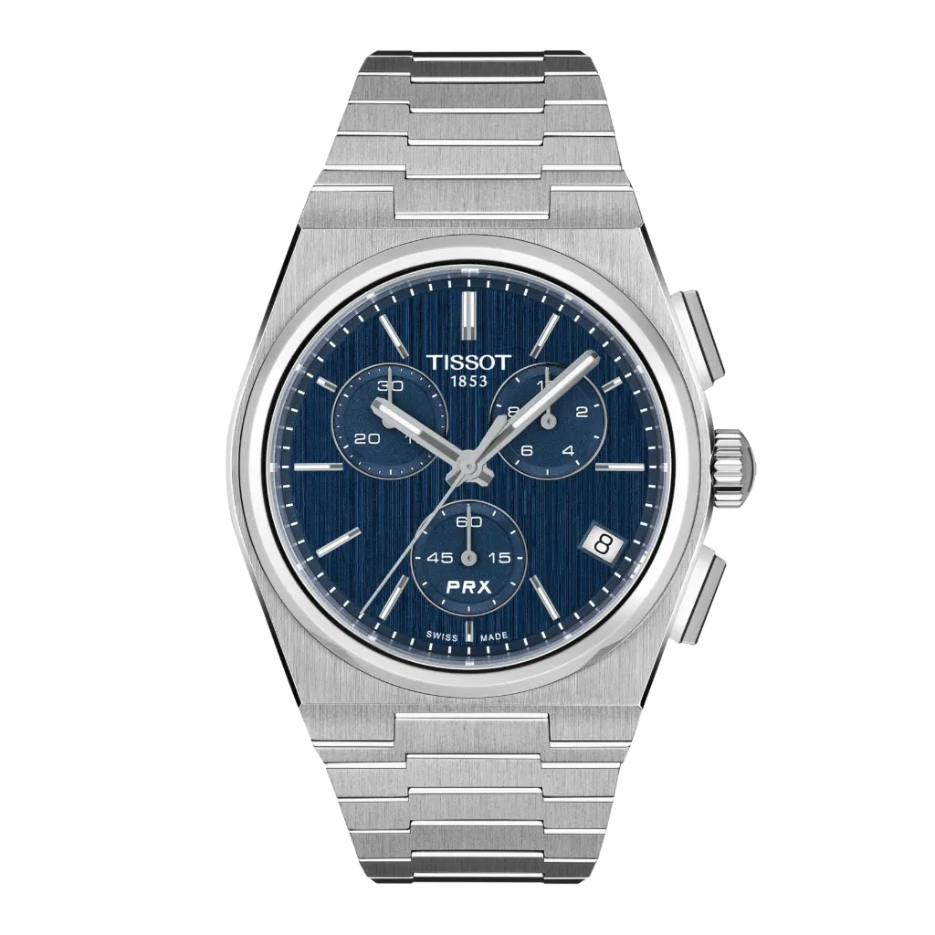 41mm PRX Navy Dial Quartz Watch With A Stainless Steel Band