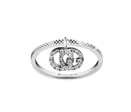 Diamond Charm GG Ring 0.08cttw