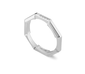 Thin Geo Gucci Band
