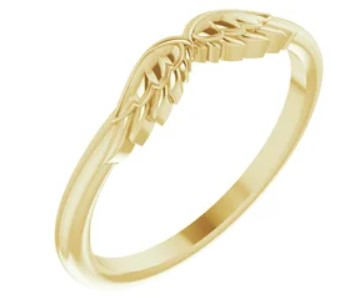 Angel Wing Stackable Ring