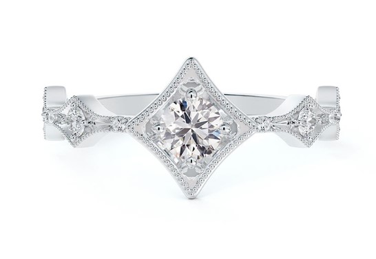 [NKFMT3160.39-WG] De Beers Forevermark Star Stackable Ring 0.39cttw FM6199185