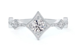 [NKFMT3160.39-WG] De Beers Forevermark Star Stackable Ring 0.39cttw FM6199185