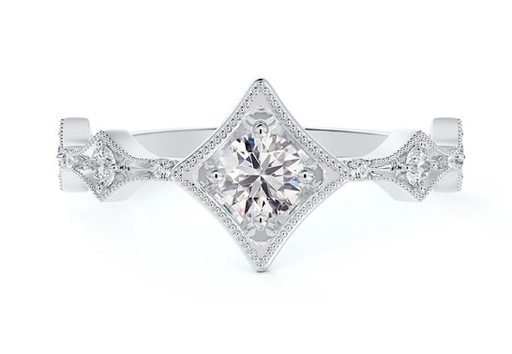 [NKFMT3160.39-WG] De Beers Forevermark Star Stackable Ring 0.39cttw FM6199185