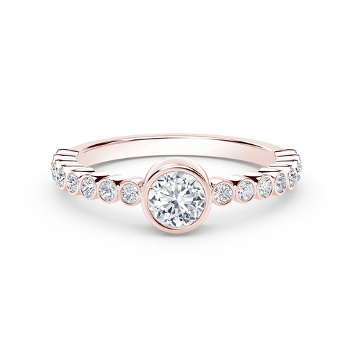 [NKFMT3030.36-RG] De Beers Diamond Bezel Stackable Ring 0.37cttw FM1668167