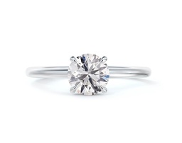 [ER-9001-RD-100-D3-P-0650] De Beers Forevermark Diamond Delicate Solitaire Engagement Ring 1.06cttw FM1765917