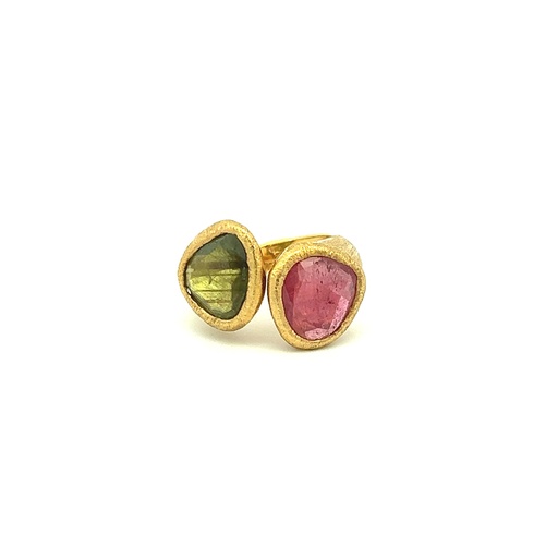 [R-2-SA-MIX11Y] Multi-Color Sapphire Ring 14.00cttw