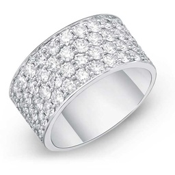[ERPA10365008W72000] Diamond Pave Silk Band Ring 1.66cttw