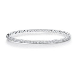 [FGCS12459518W72000] Diamond Pave Bangle Bracelet 1.50cttw