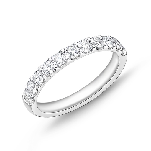 [EROD2056500PT72000] Platinum Odessa Band With Round Diamonds Weighing 0.78cttw