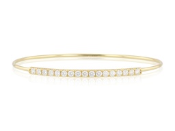 [B1713DY] Yellow Gold Love Always Diamond Bracelet 0.99ct