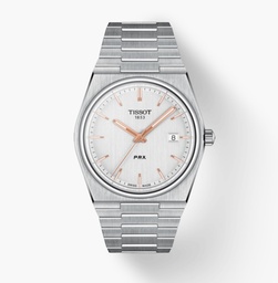 [T137.410.11.031.00] 40mm Silver Dial Watch With A Stainless Steel Strap