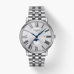 [T122.423.11.033.00] 40mm Silver Dial Watch With A Stainless Steel Strap