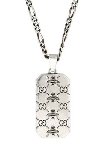[YBB72826500100U] Gucci Signature Tag Necklace