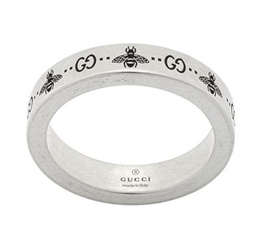 [YBC729898001011] Gucci Signature Ring 4mm