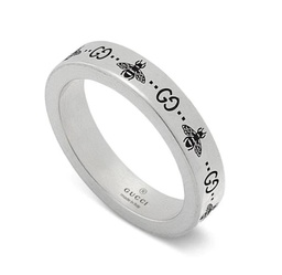 [YBC729898001013] Gucci Signature Ring 4mm