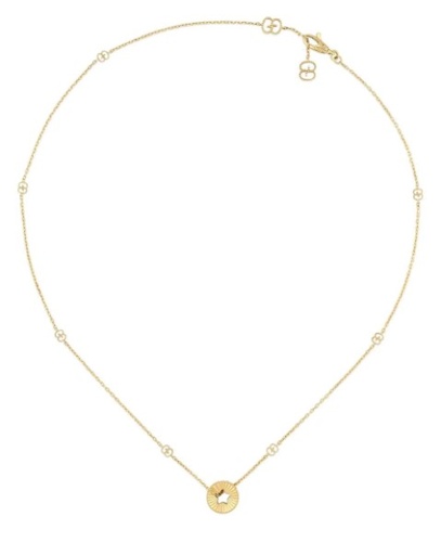[YBB72936300100U] Yellow Gold Gucci Icon Necklace