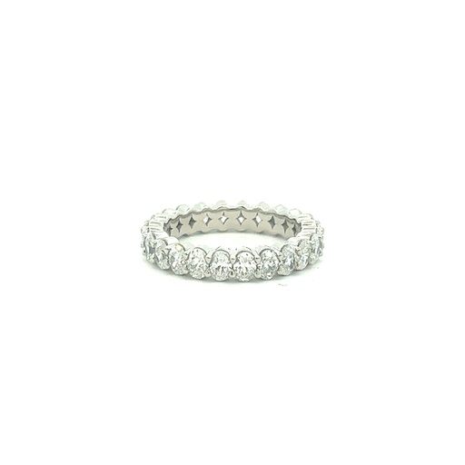 [CM2058OV200D2P0650] De Beers Forevermark Oval Eternity Band With Round Diamonds Weighing 2.67cttw