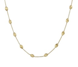 [CB608 Y-02-41.0] Yellow Gold Siviglia Small Bead Necklace 16"