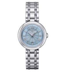 [T126.010.11.133.00] 26mm Bellissima Blue Mother Of Pearl Dial Watch With A Stainless Steel Strap