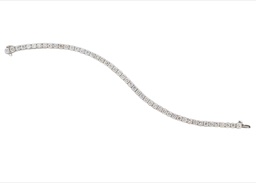 [B76467] 14Kt White Gold Tennis Bracelet With 48 Round Diamonds Weighing 7.98cttw G-H/SI