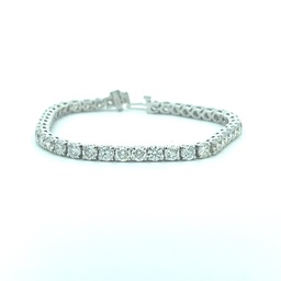 [B77473] 14Kt White Gold Tennis Bracelet With 43 Round Diamonds Weighing 10.70cttw G-H/SI