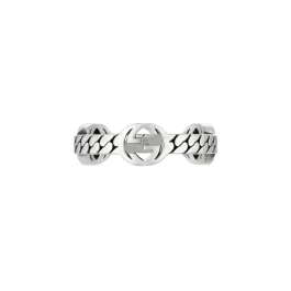 [YBC661523001012] Braided  GG Interlocking Band