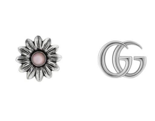 [YBD52734400200U] Pink Mother Of Pearl Marmont Stud Earrings