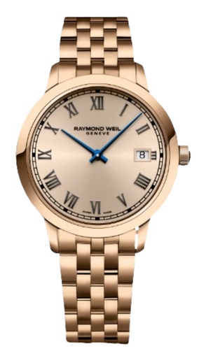[5385-P5-00859] 34mm Toccata Pink Dial Watch With A Stainless Steel Strap