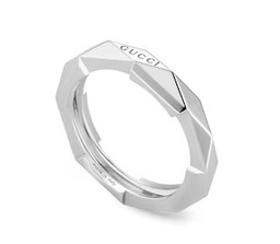 [YBC662177002015] 18Kt White Gold Link To Love 4mm Band Sz7