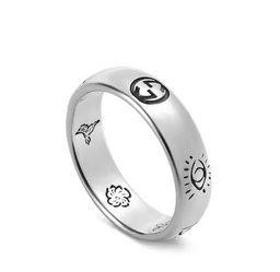 [YBC455247001014] Sterling Silver Blind For Love 5mm Band