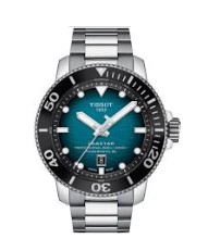 [T120.607.11.041.00] 46mm Seastar Automatic Watch With A Blue Gradient Dial And A Stainless Steel Strap