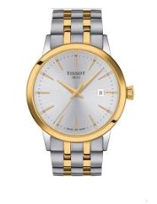 [T129.410.22.031.00] 42mm Classic Dream Quartz Movement Watch With A Silver Dial And Stainless Steel Strap