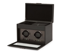 [469303] Axis Double Watch Winder with Storage