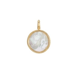 [PB2 MPW Y 02] 18Kt Yellow Gold Jaipur Medium Pendant With Mother Of Pearl