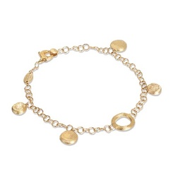 [BB2612 Y 02] 18Kt Yellow Gold Jaipur Dangle Bracelet 7.25"