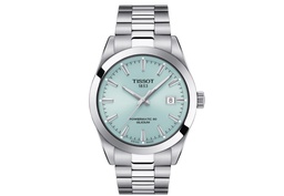 [T127.407.11.351.00] 40mm Powermatic 80 Automatic Ice Blue Dial Watch With A Stainless Steel Strap