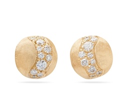 [OB1589-B Y-02] 18Kt Yellow Gold Africa Constellations Studs With (62) Round Diamonds Weighing 1.34cttw