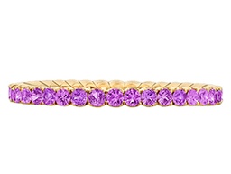 [R4065-PS] Pink Sapphire Eternity Band Ring 0.65cttw
