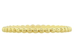 [R4065-Y] 18Kt Yellow Gold Beaded Band Ring