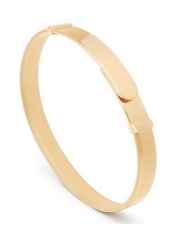 [SG44 Y 01] 18Kt Yellow Gold Masai Bangle