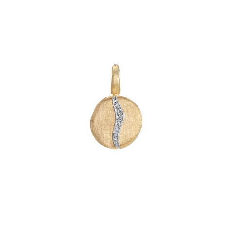 [PB1 B2 YW Q6] 18Kt Yellow Gold Jaipur Pendant With (8) Round Diamonds Weighing 0.05cttw