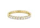 [EROD20465008Y72000] 18Kt Yellow Gold Odessa Band With (16) Round Diamonds Weighing 0.50cttw