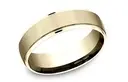 [CF76502S14KY11] 14Kt Yellow Gold 6.5mm Drop Edge Band Sz11