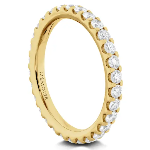[EROD23657508Y72000] 18Kt Yellow Gold Odessa Eternity Band With (28) Round Diamonds Weighing 0.98cttw