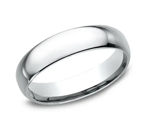 [LCF150PT10] Platinum 5mm Light Comfort Fit Band Sz10